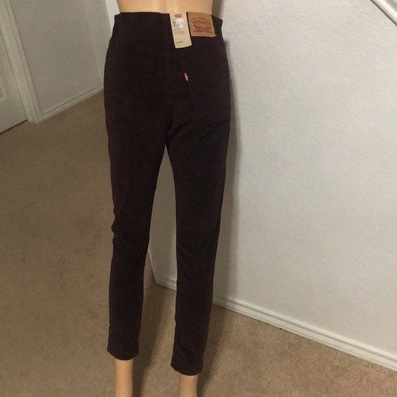 Levis Skinny Wedgie Jeans Malbec Moleskin - Picture 8 of 15